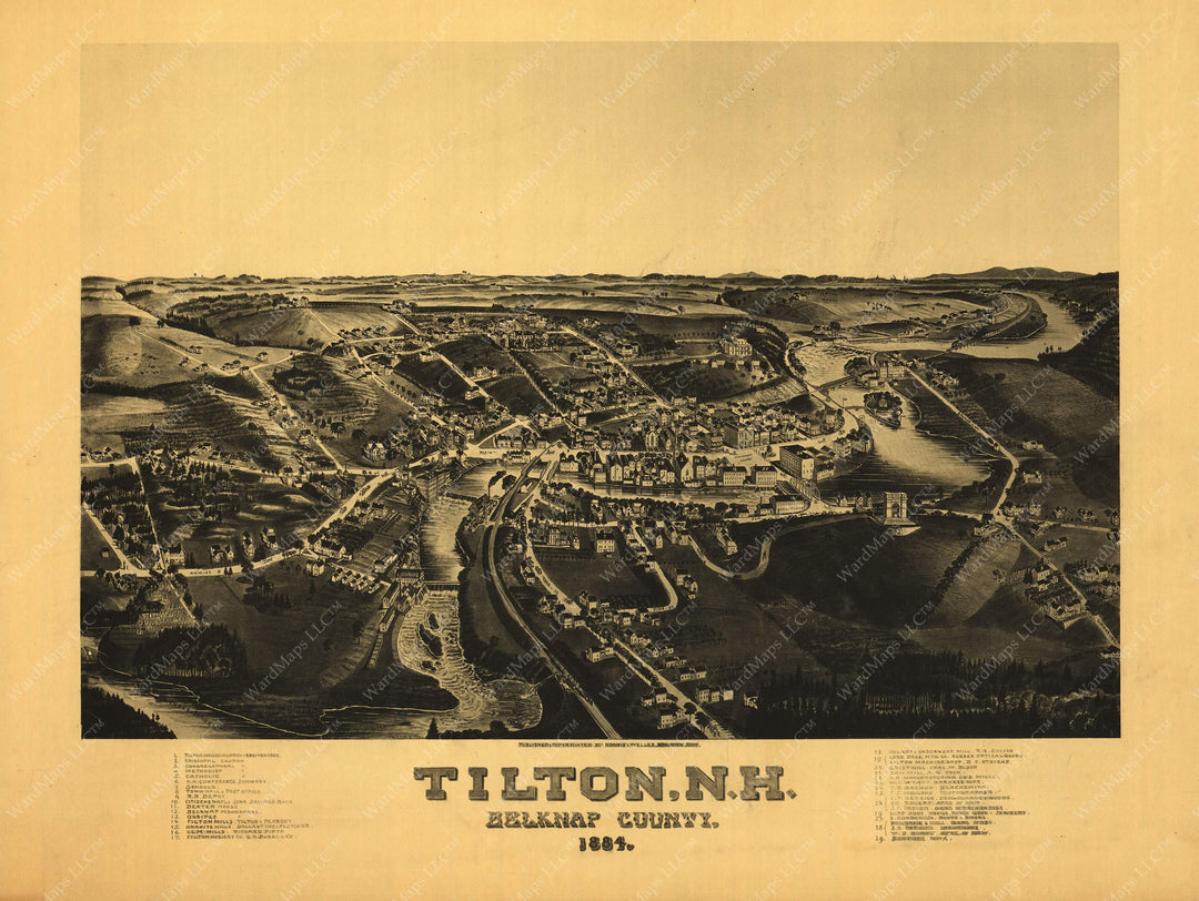 Tilton, New Hampshire 1884