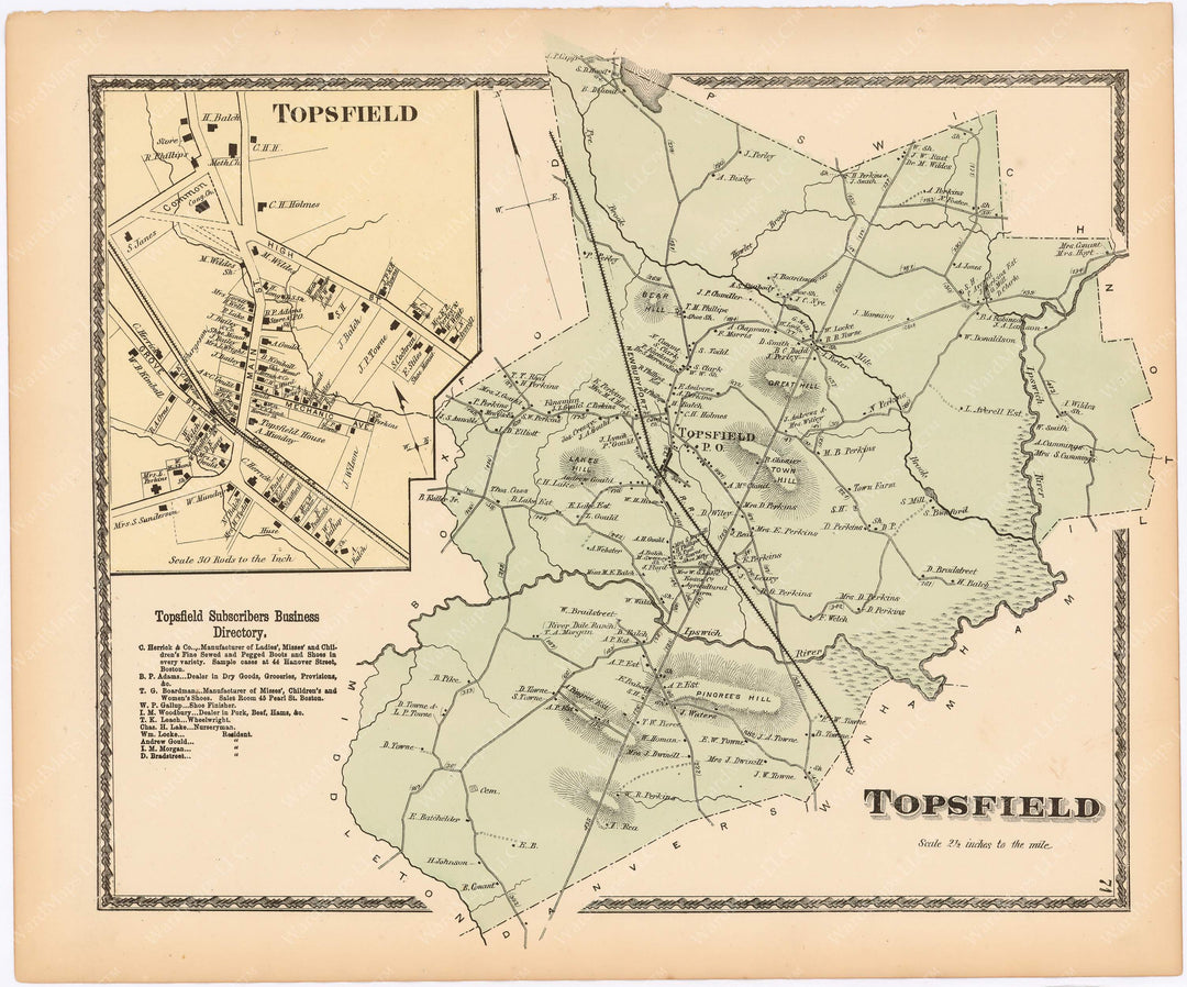 Topsfield, Massachusetts 1872