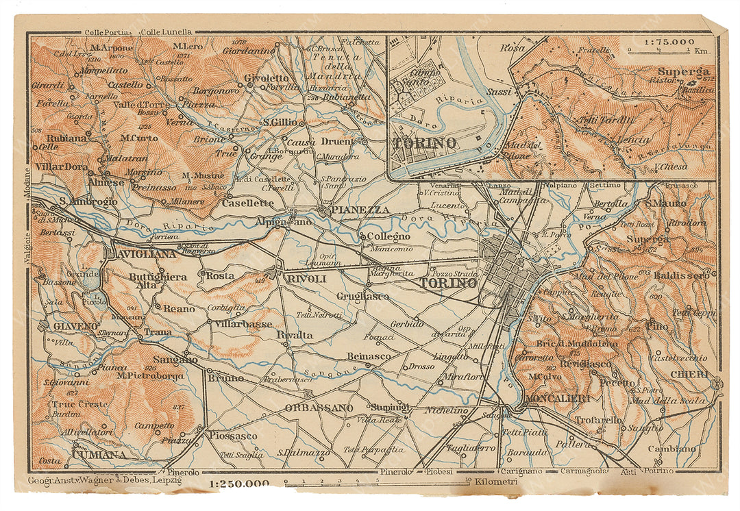 Turin Region, Italy 1928