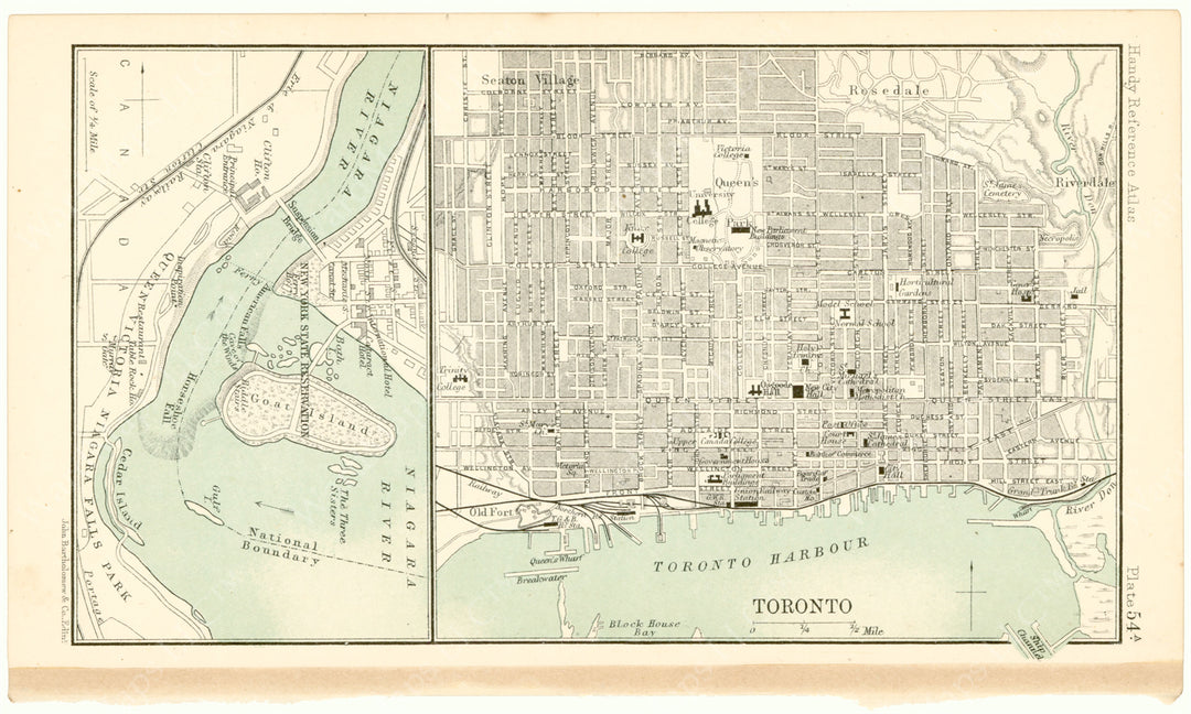 Niagara Falls and Toronto, Ontario 1898