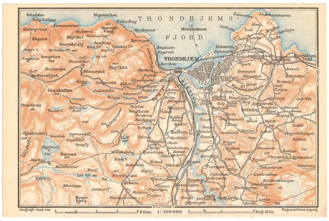 Trondheim Region, Norway 1912