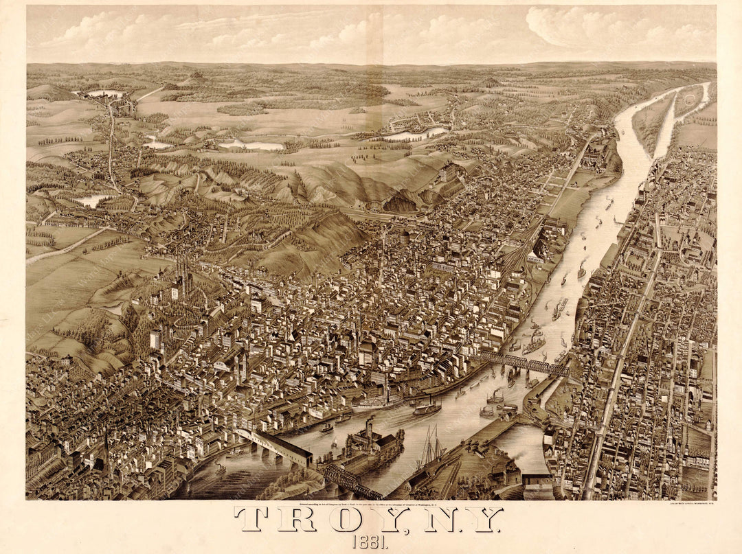 Troy, New York 1881