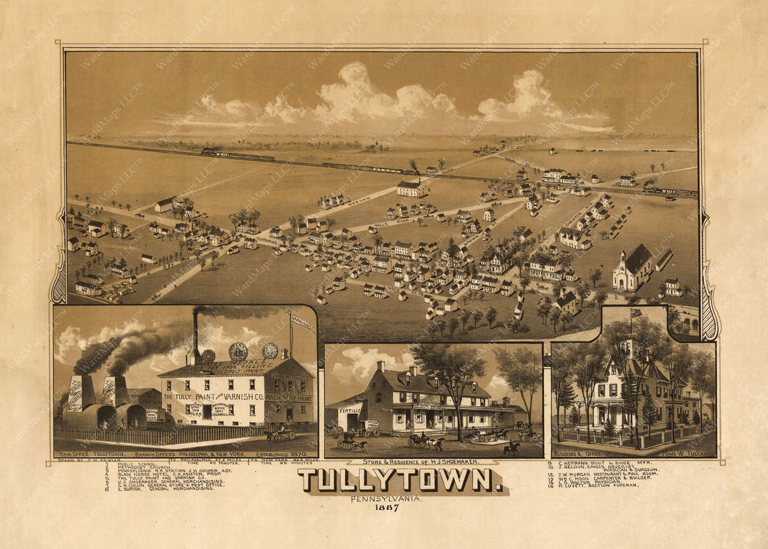 Tullytown, Pennsylvania 1887