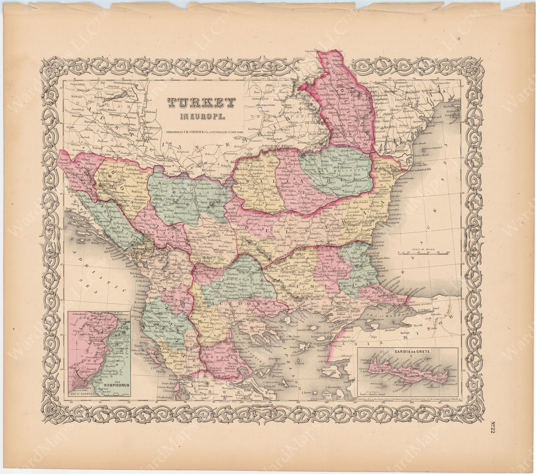 Turkey in Europe (Balkans) 1856