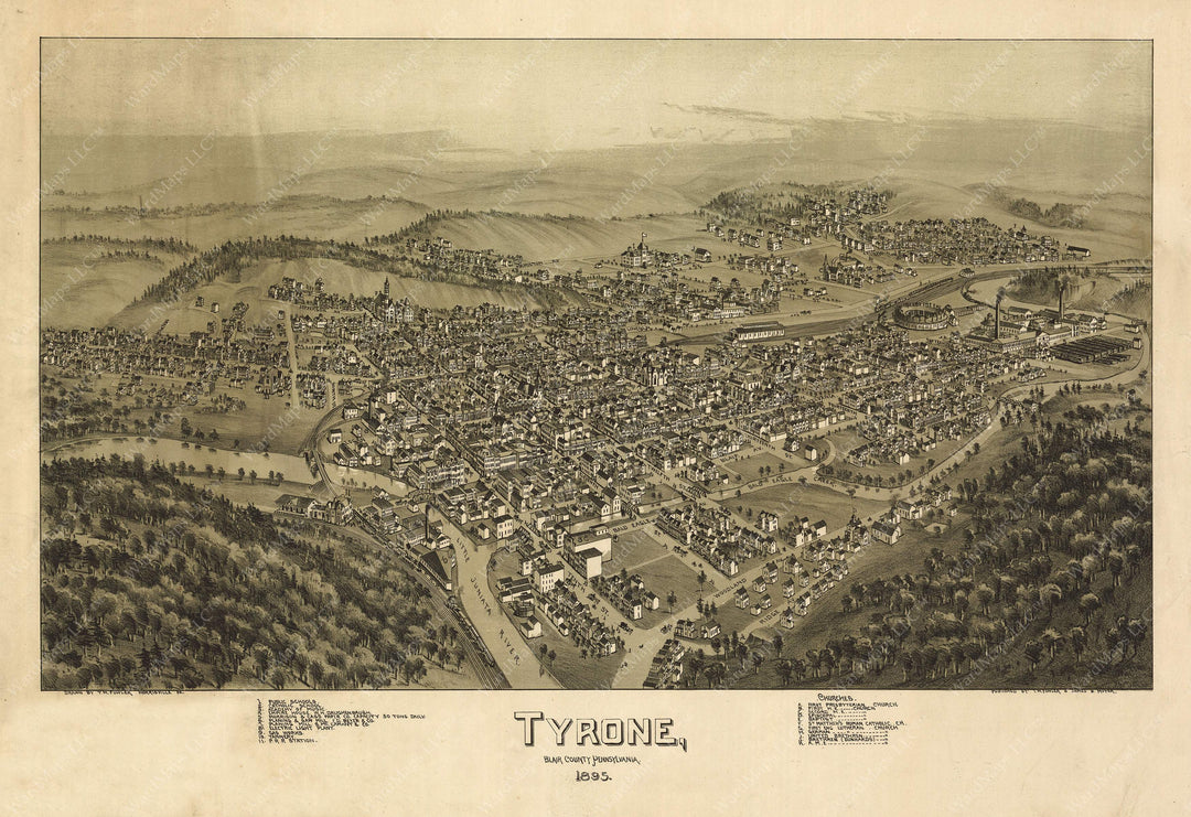 Tyrone, Pennsylvania 1895