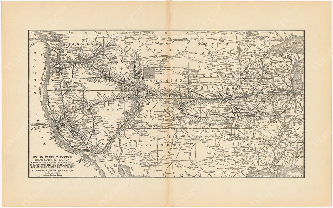 Union Pacific Railroad 1922