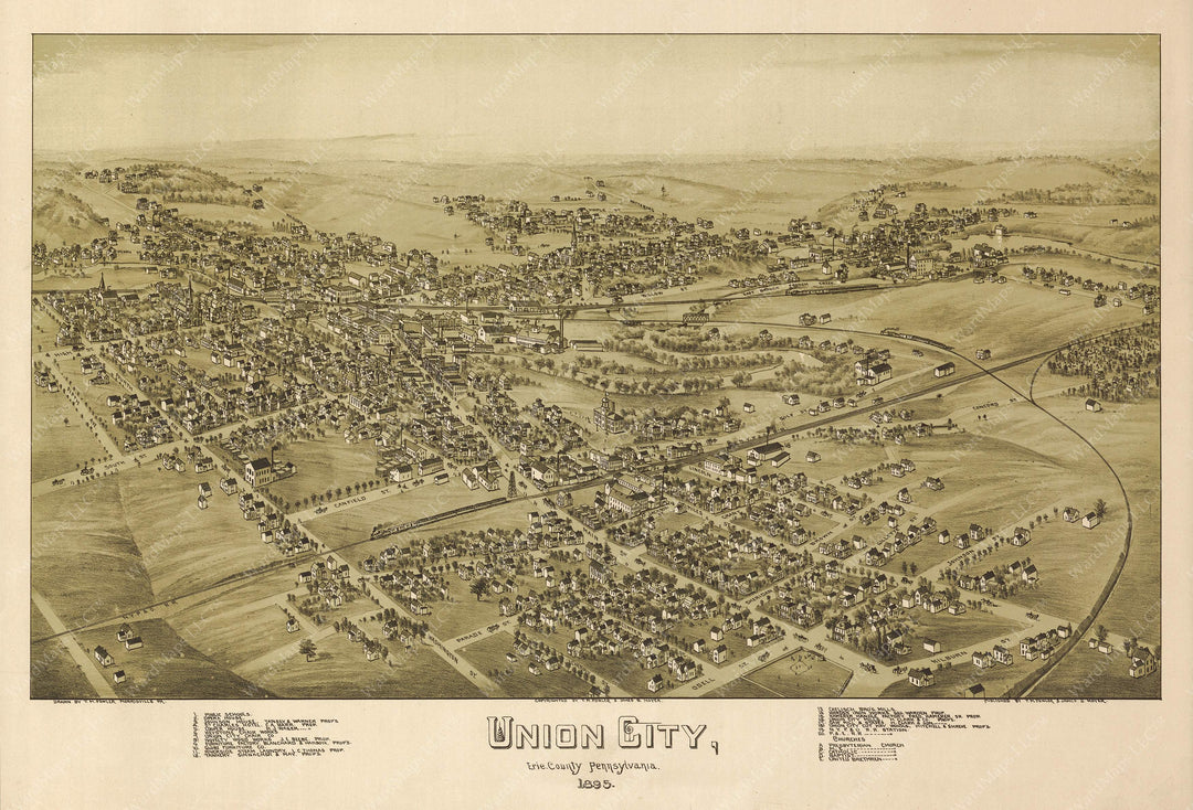 Union City, Pennsylvania 1895