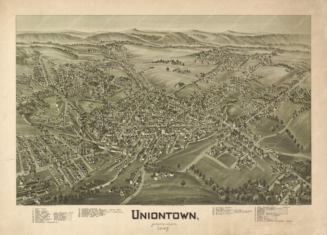 Uniontown, Pennsylvania 1897