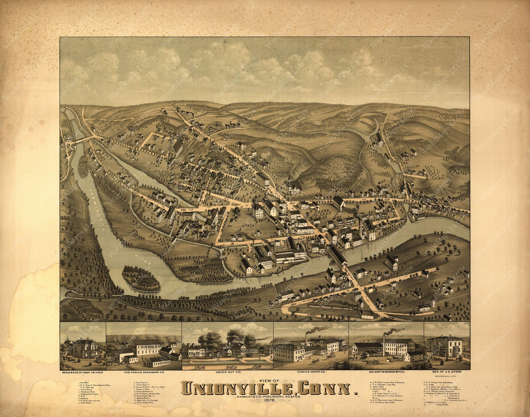 Unionville, Connecticut 1878