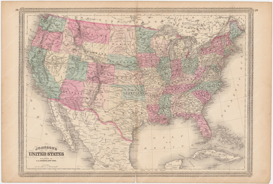 United States 1873 – WardMaps LLC