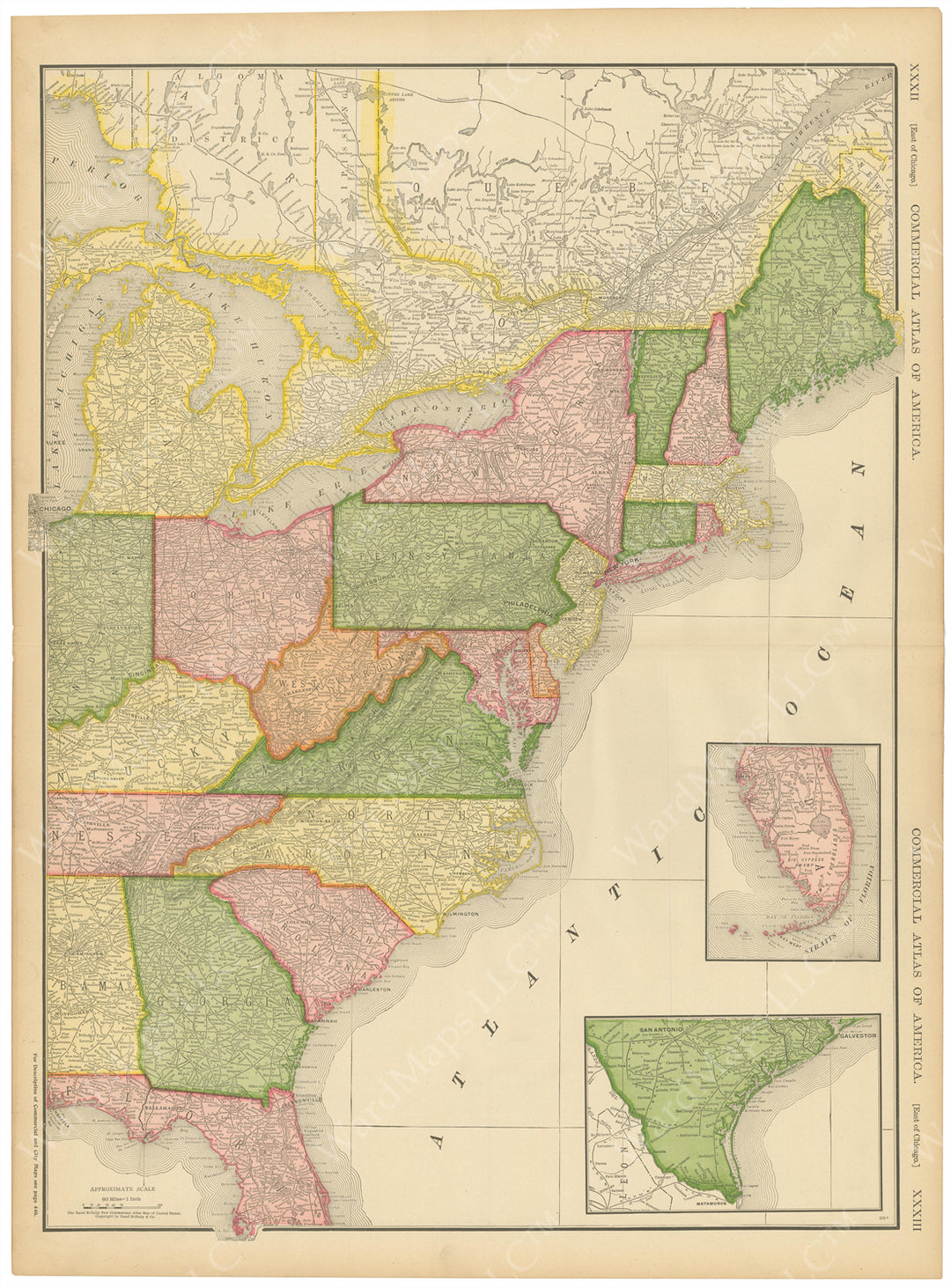 United States 1916: Eastern Part