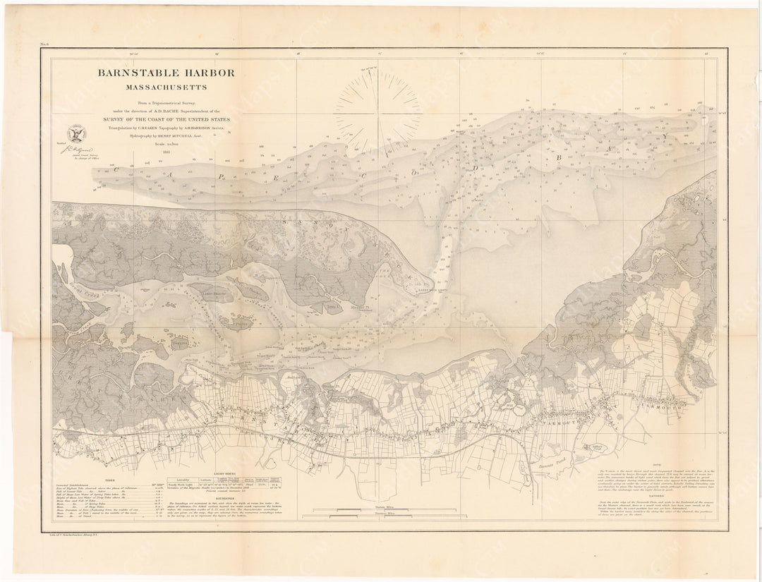 U.S. Coast Survey (USCS) Nautical Charts WardMaps LLC
