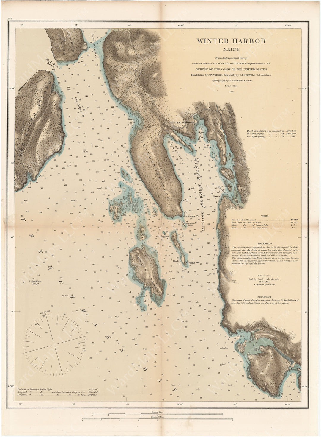 USCS Maine: Winter Harbor 1867