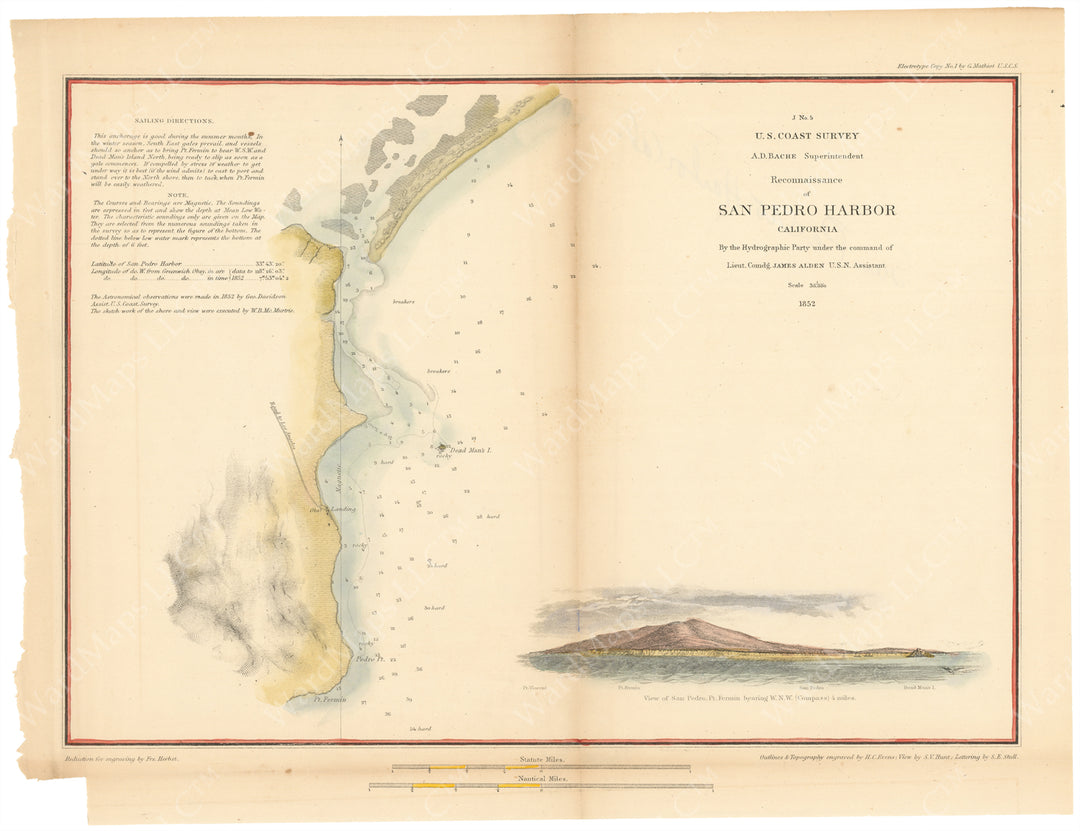 USCS California: San Pedro Harbor 1852