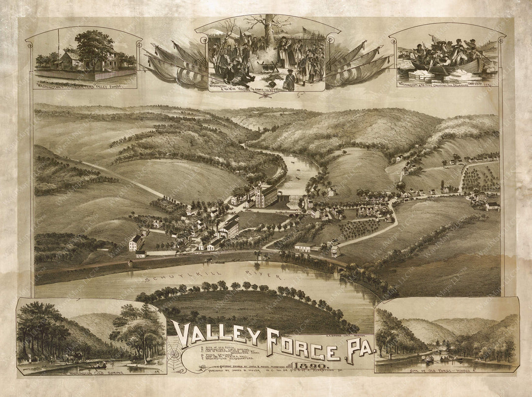 Valley Forge, Pennsylvania 1890