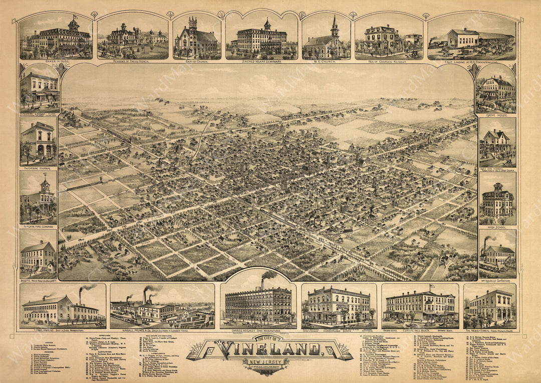 Vineland, New Jersey 1885