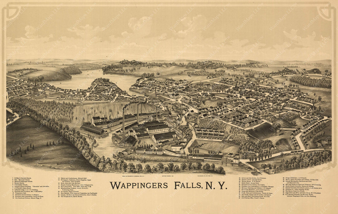 Wappingers Falls, New York 1889