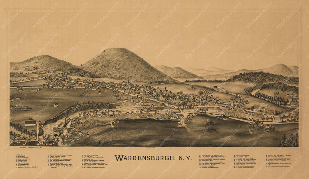 Warrensburgh, New York 1891