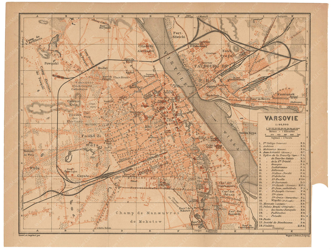 Warsaw, Poland 1902