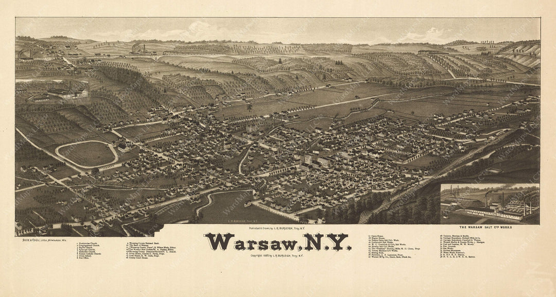 Warsaw, New York 1885