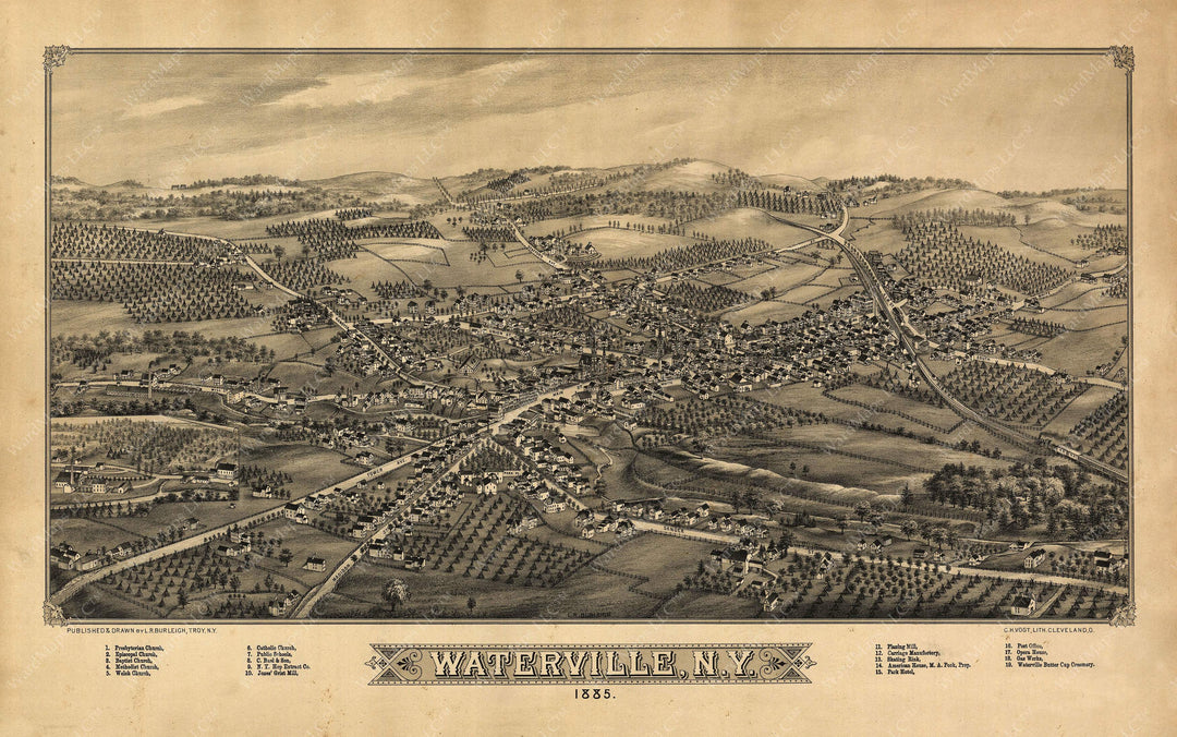 Waterville, New York 1885