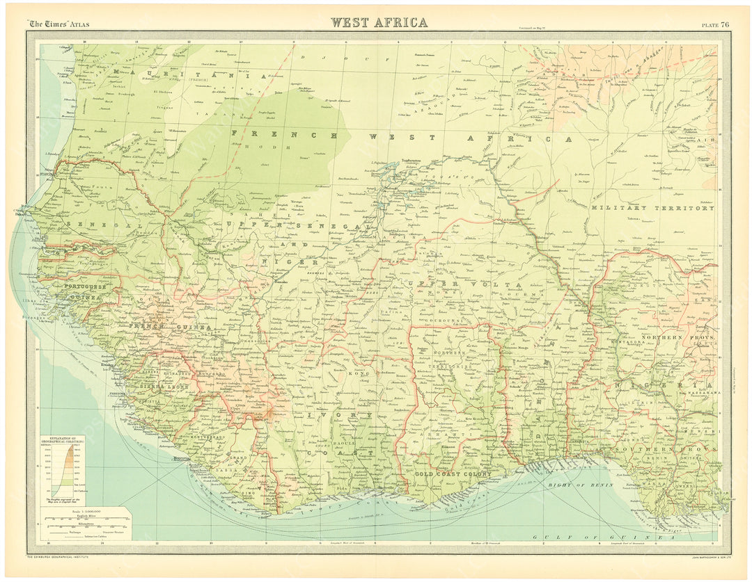 Africa 1922: Western Part