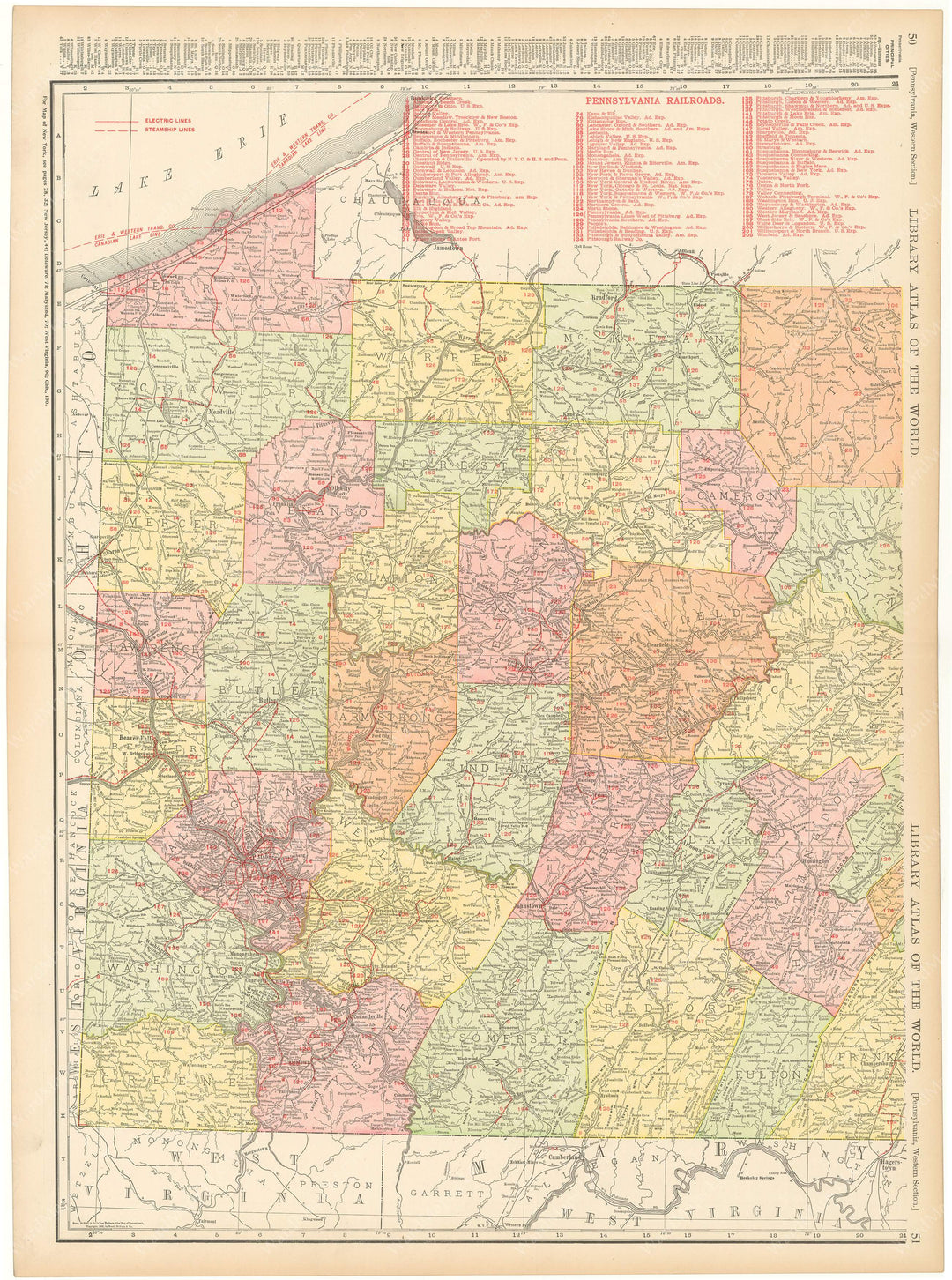 Pennsylvania 1912: Western Part