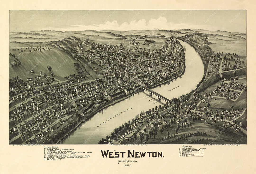 West Newton, Pennsylvania 1900