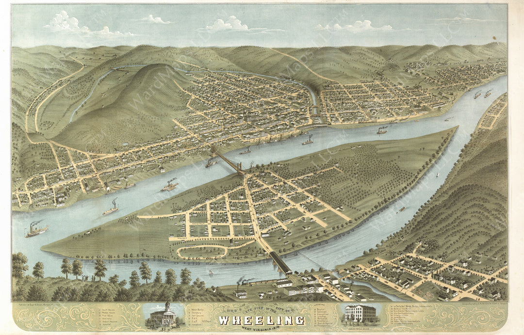 Wheeling, West Virginia 1870