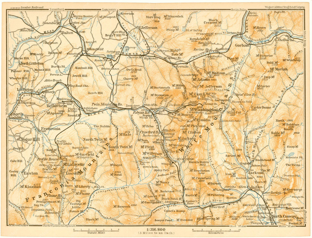 White Mountains, New Hampshire 1904