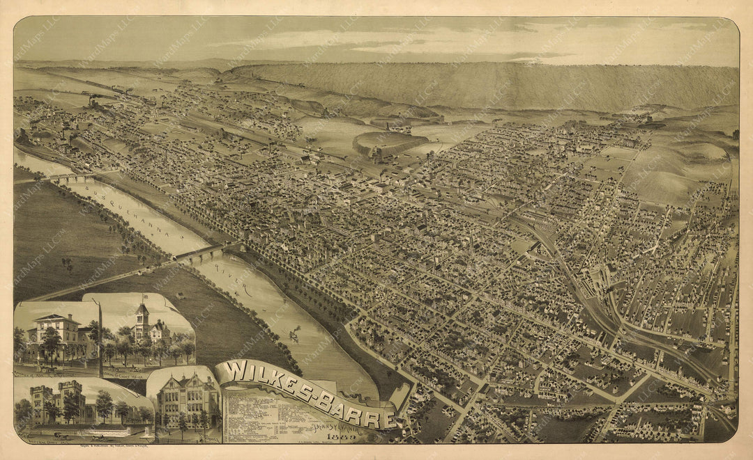 Wilkes Barre, Pennsylvania 1889