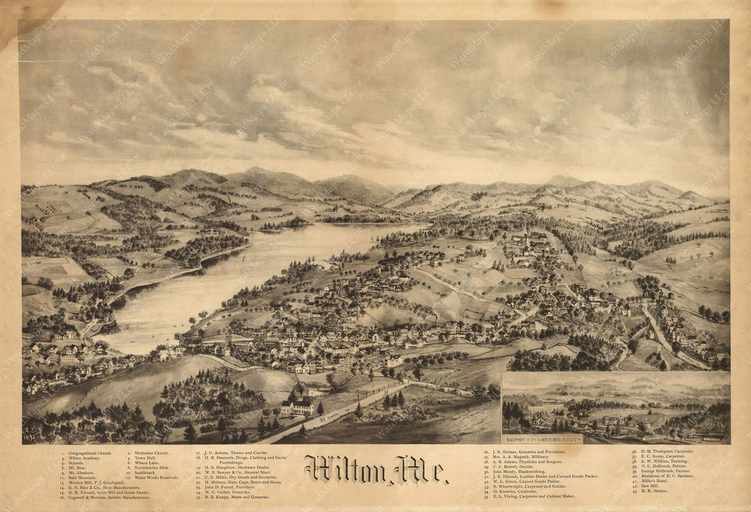 Wilton, Maine 1895