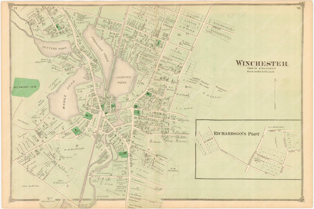 Winchester Center, Massachusetts 1875