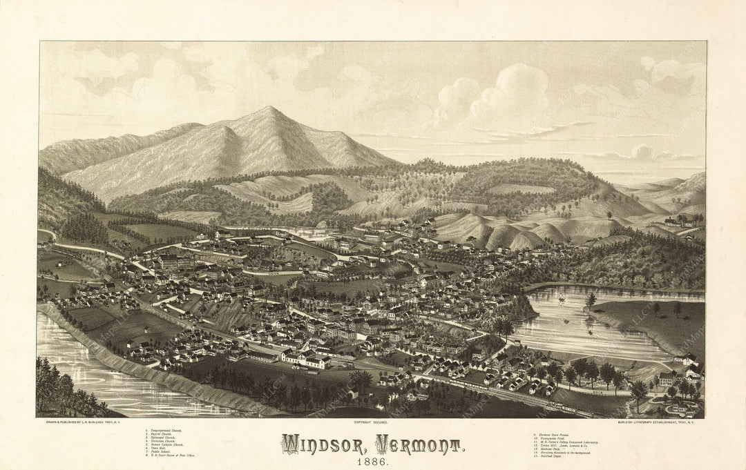 Windsor, Vermont 1886
