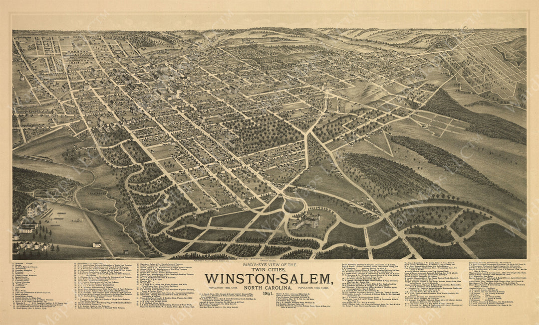 Winston-Salem, North Carolina 1891