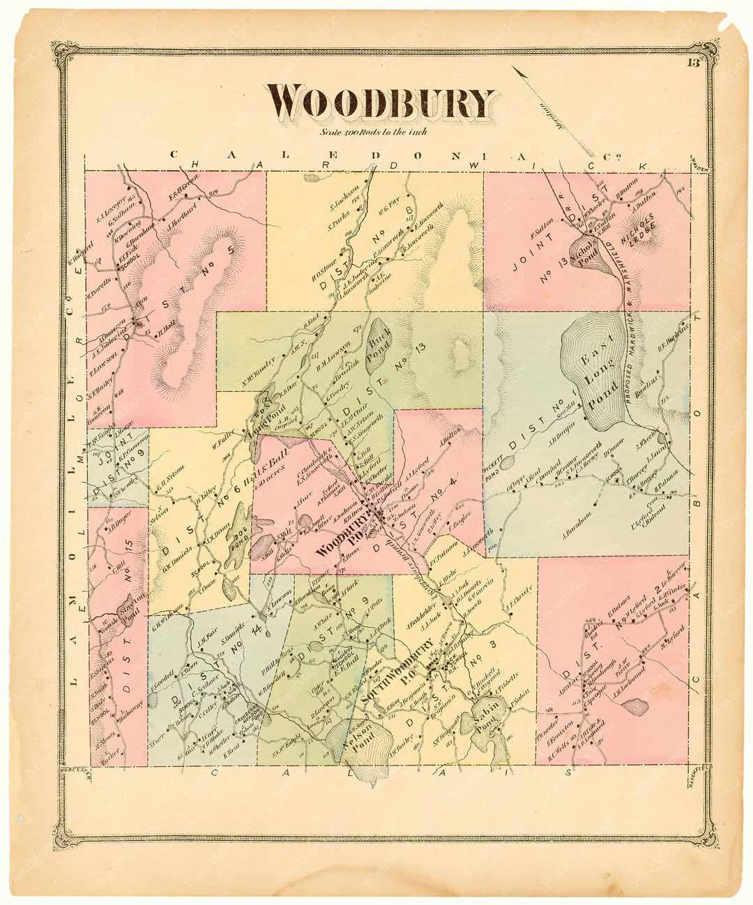 Woodbury, Vermont 1873