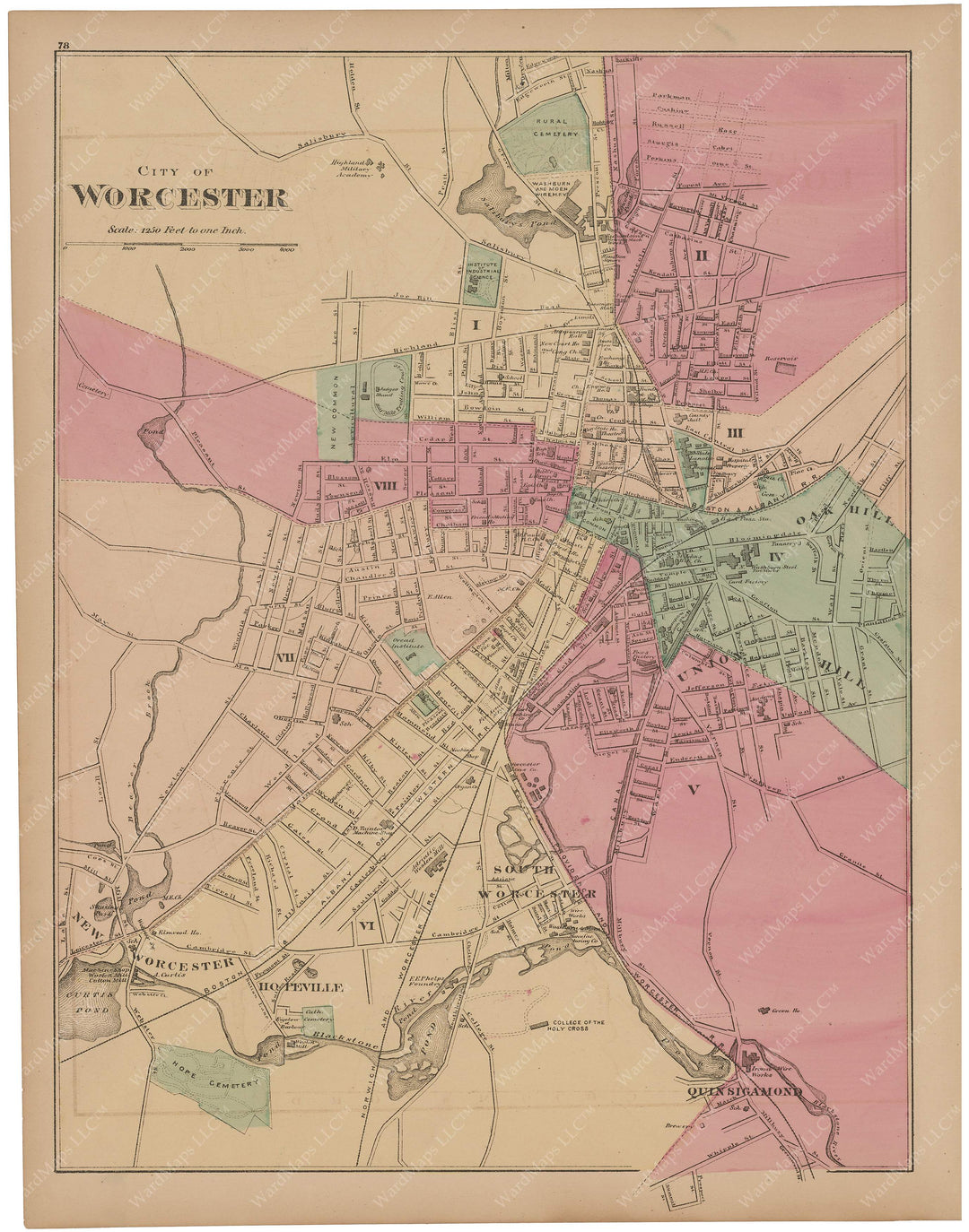 Worcester, Massachusetts 1871