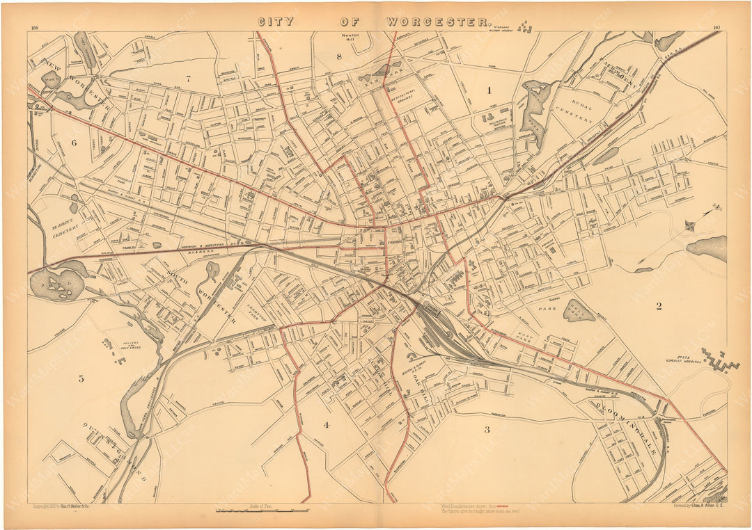 Worcester, Massachusetts 1891