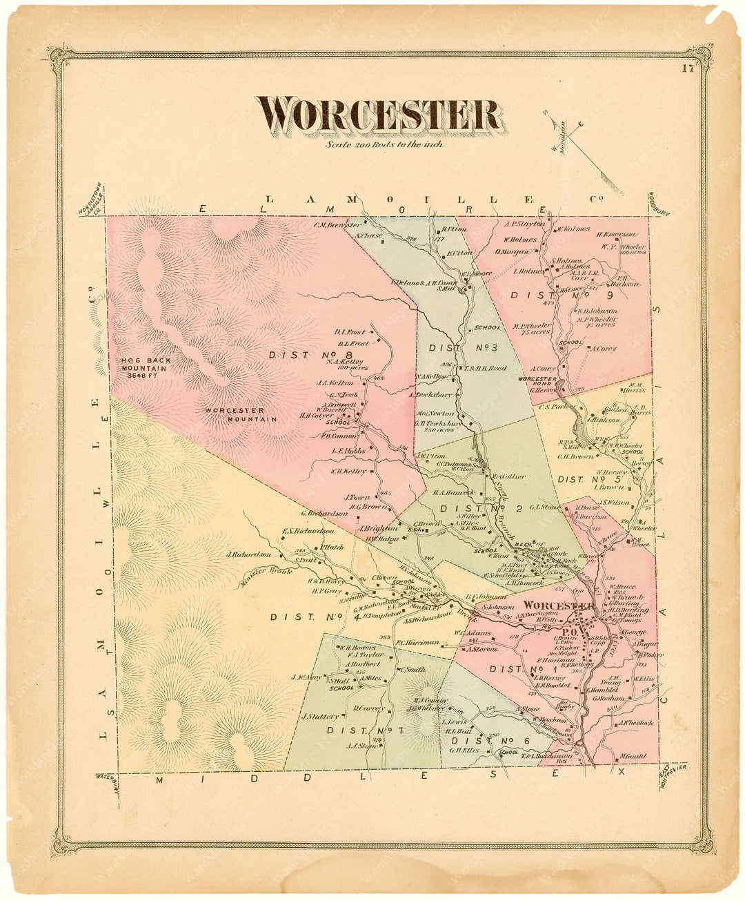 Worcester, Vermont 1873