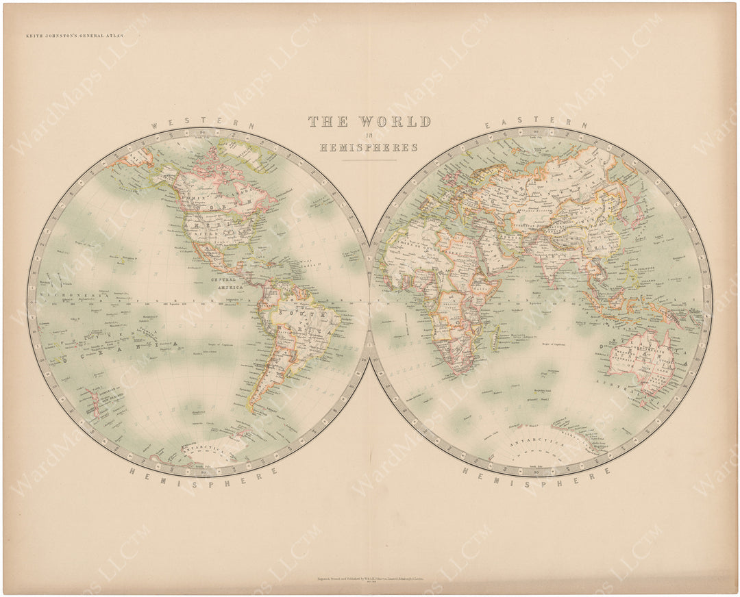 World Hemispheres 1913