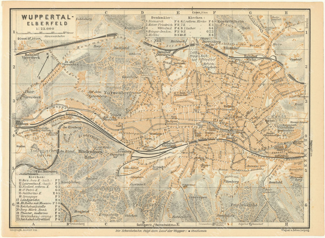 Wuppertal Elberfeld, Germany 1936