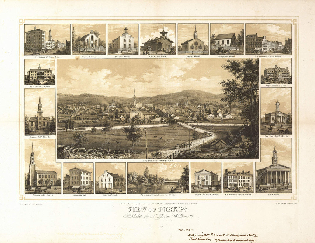 York, Pennsylvania 1852