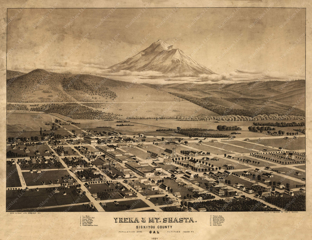 Yreka, California 1884